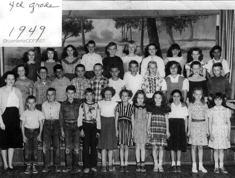 4th Grade, Fowler Colorado  1949