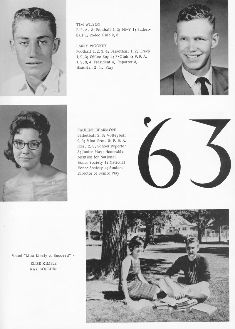 1963 Yearbook Page 1