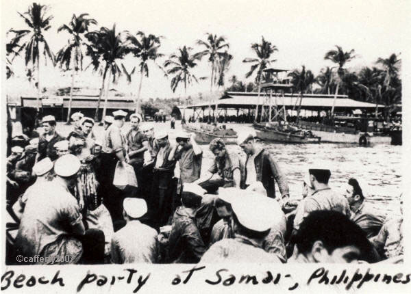 WWII, Beach Party at Samai, Philippines